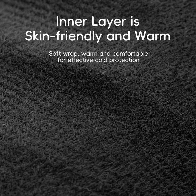 Qunature Ski Gloves Touchscreen Waterproof Keep Warm Ski Gloves Extended Wrist Palm anti-slip PU Snowboard Gloves Windproof