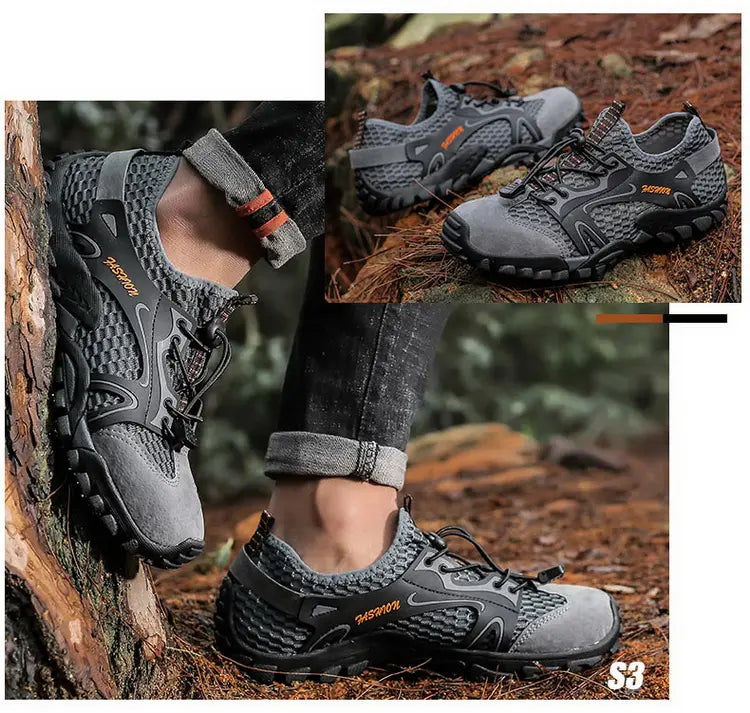 Outdoor Anti-slip Wear-resistant Shoes for Men Hiking Shoes Jogging Trekking Sneakers Fast Zapatos Outdoor Hombre Invierno