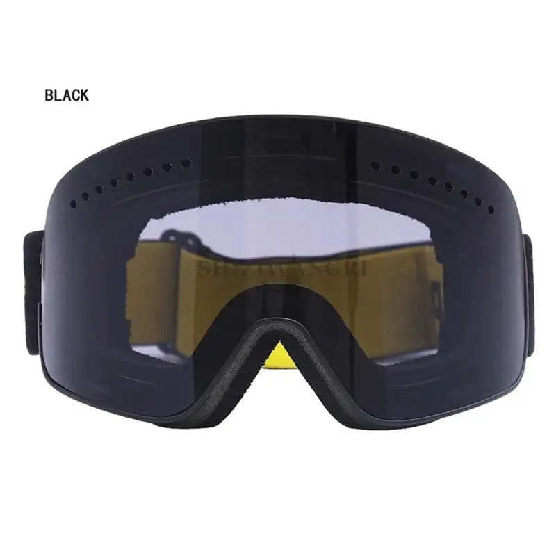 Magnetic Ski Goggles Lens Double Layer Skiing Anti-fog UV400 Snowboard Goggles Men Women Ski Glasses Eyewear