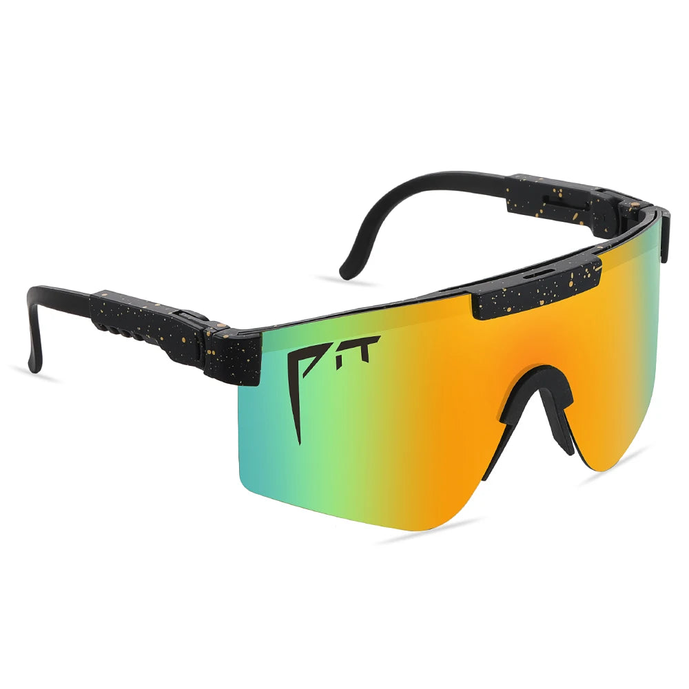 UV400 Cycling Glasses Men Women - Pit Viper Style MTB Outdoor Sport Sunglasses