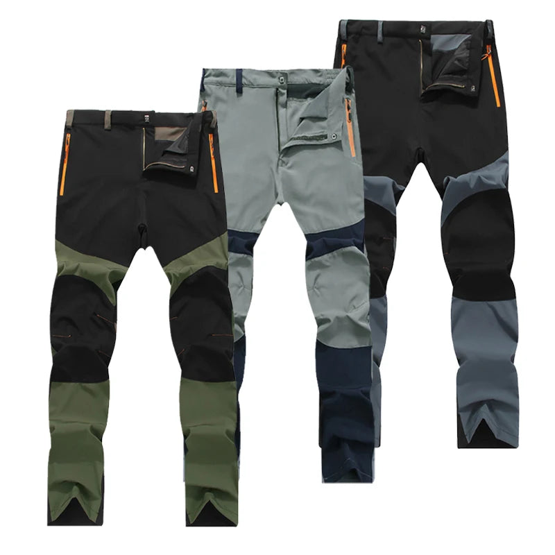 Men's Quick Dry Hiking Pants - Lightweight Trekking Trousers Fishing Cycling Camping