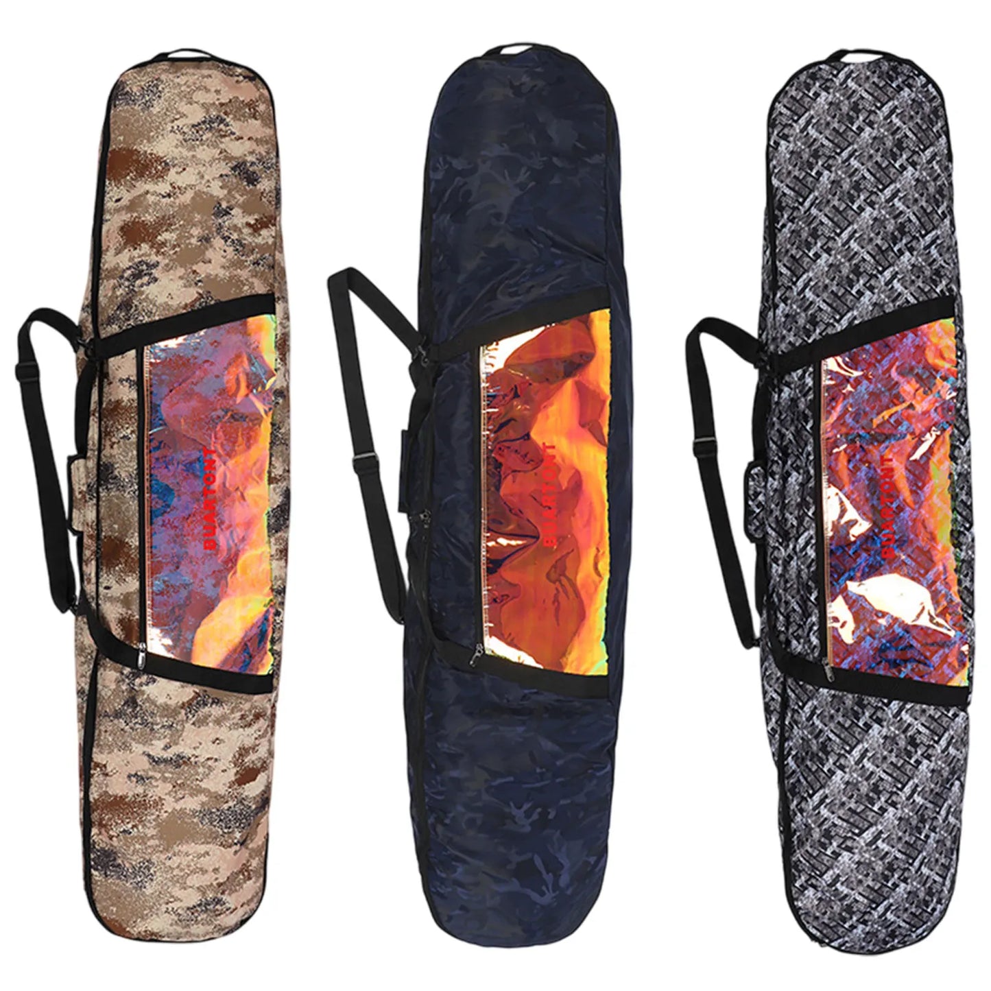 Ski Bag Snowboard Bag Wheeled Carrier Bag Carry Case Snowboard Backpack Ski Equipment Bag for Winter Sports Outdoor Skiing