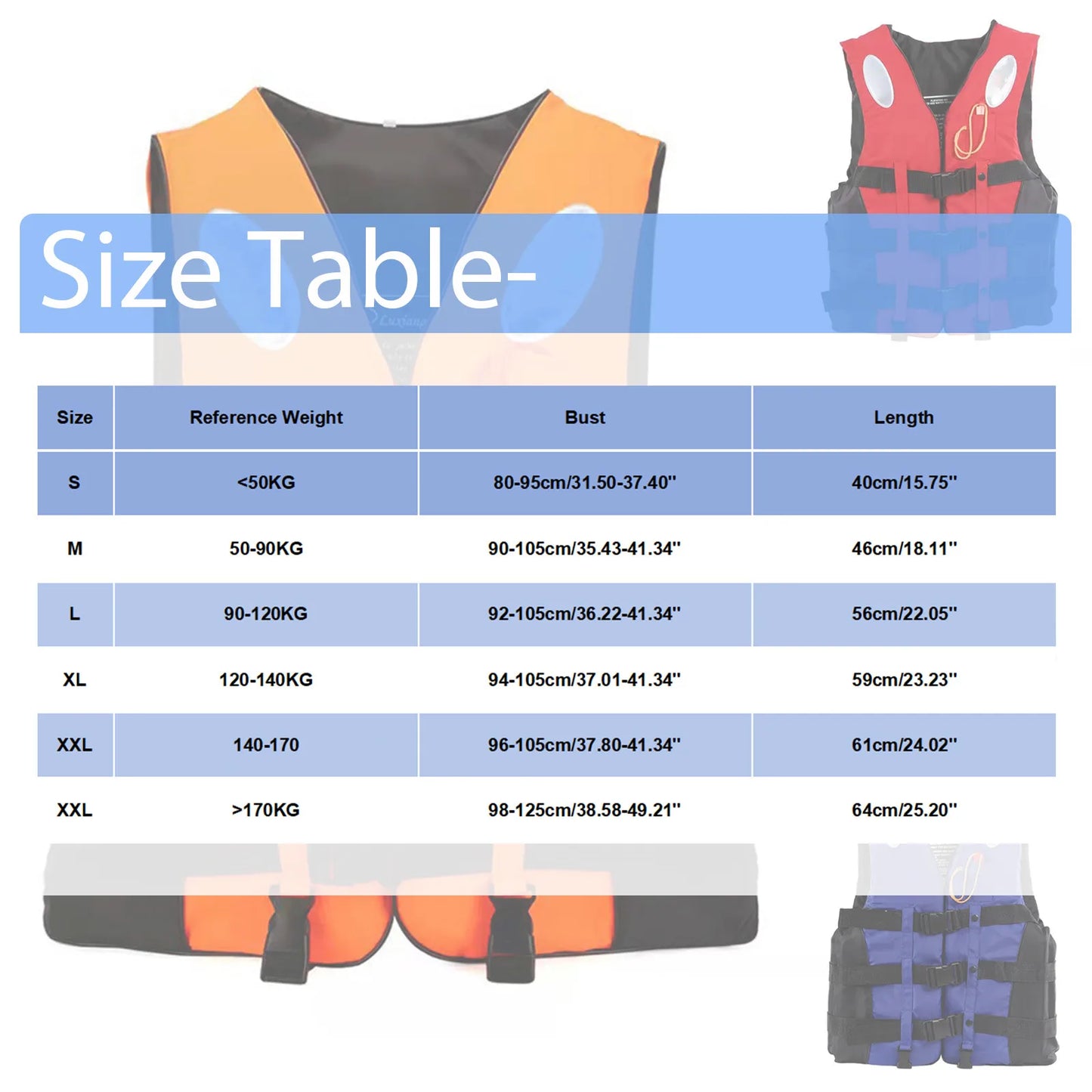 Adult Kayak Vest High Buoyancy Swim Vest Women's amnd Men's Adjustable Safety Jacket Great For Boating, Swimming, Watersports