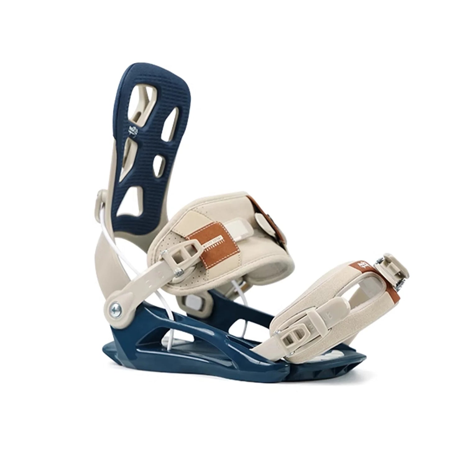 LILKINGS L1 Snowboard Bindings Quick Step-in SP System EVA Shock Absorption Leather Straps for Beginner Intermediate Riders