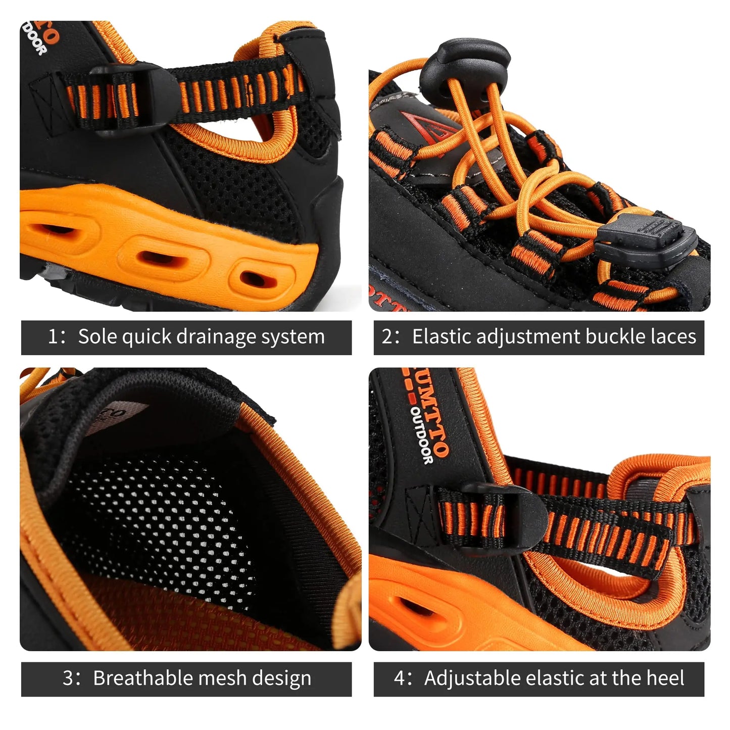 Men’s Wading Hiking Shoes – Breathable, Quick-Dry Outdoor Barefoot Sneakers for Trekking, Beach & Water Sports