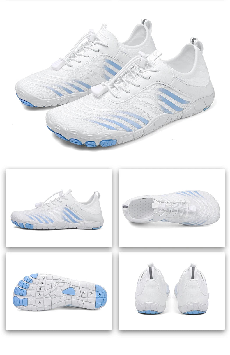 New Unisex Swimming Shoes Men Kayak Water Sports Shoes Quick-Drying Breathable Non-Slip Yoga Ladies Upstream Wading Beach Shoes