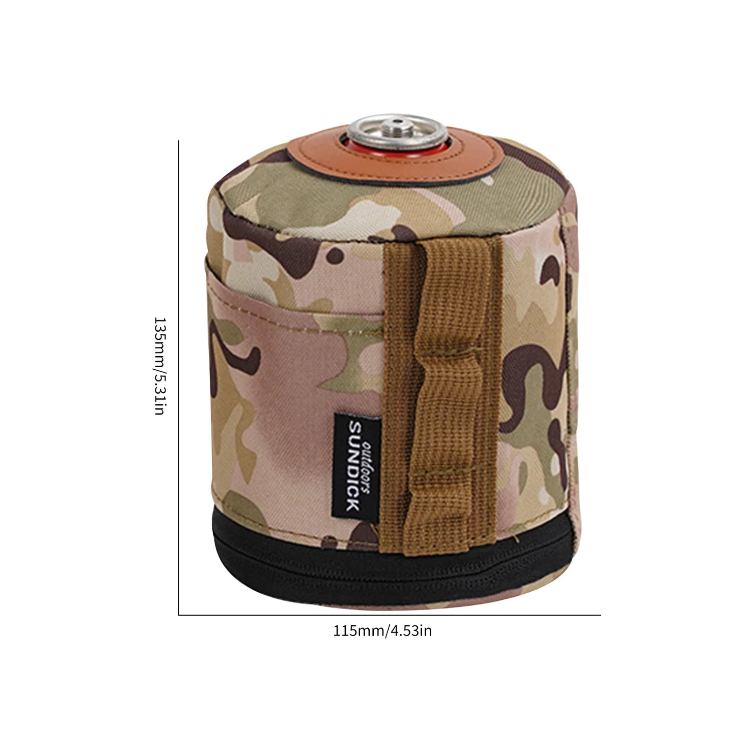 Camping Gas Can Protective Cover Cotton Linen Outdoor Gas Tank Case Anti-Fall Fuel Cylinder Storage Bag Air Bottle Wrap Sleeve