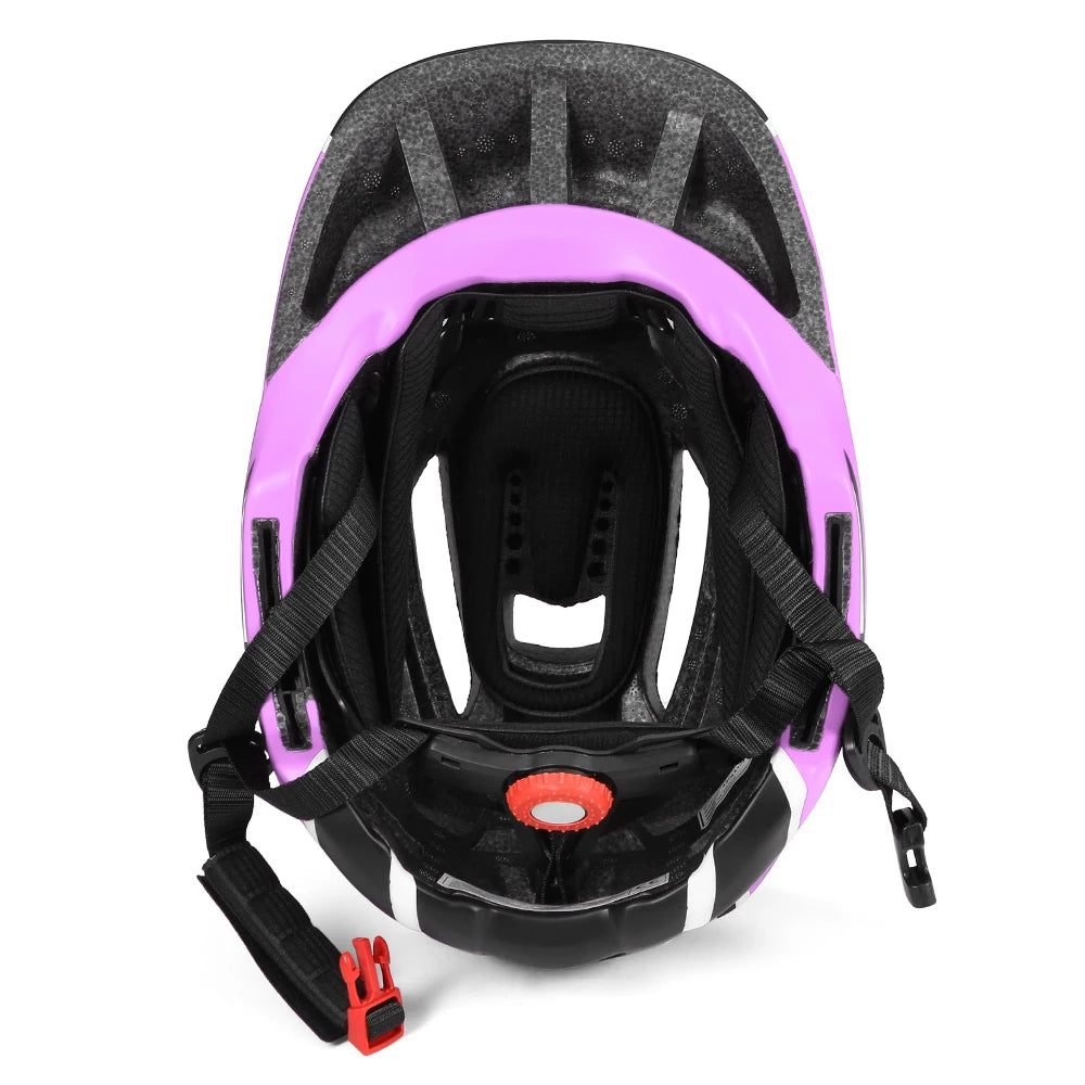 Kids Detachable Full Face Helmet Children Sports Safety Helmet for Cycling Skateboarding Roller Skating