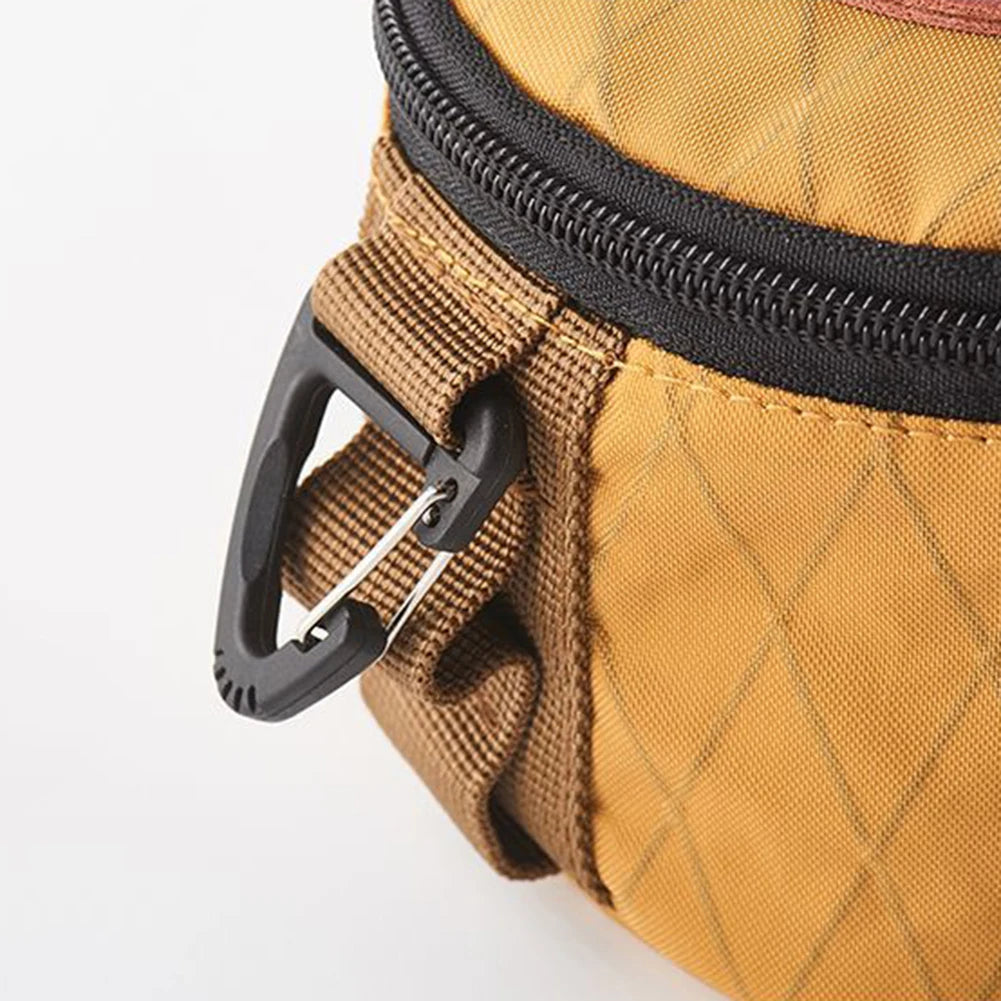 Camping Gas Can Protective Cover Cotton Linen Outdoor Gas Tank Case Anti-Fall Fuel Cylinder Storage Bag Air Bottle Wrap Sleeve