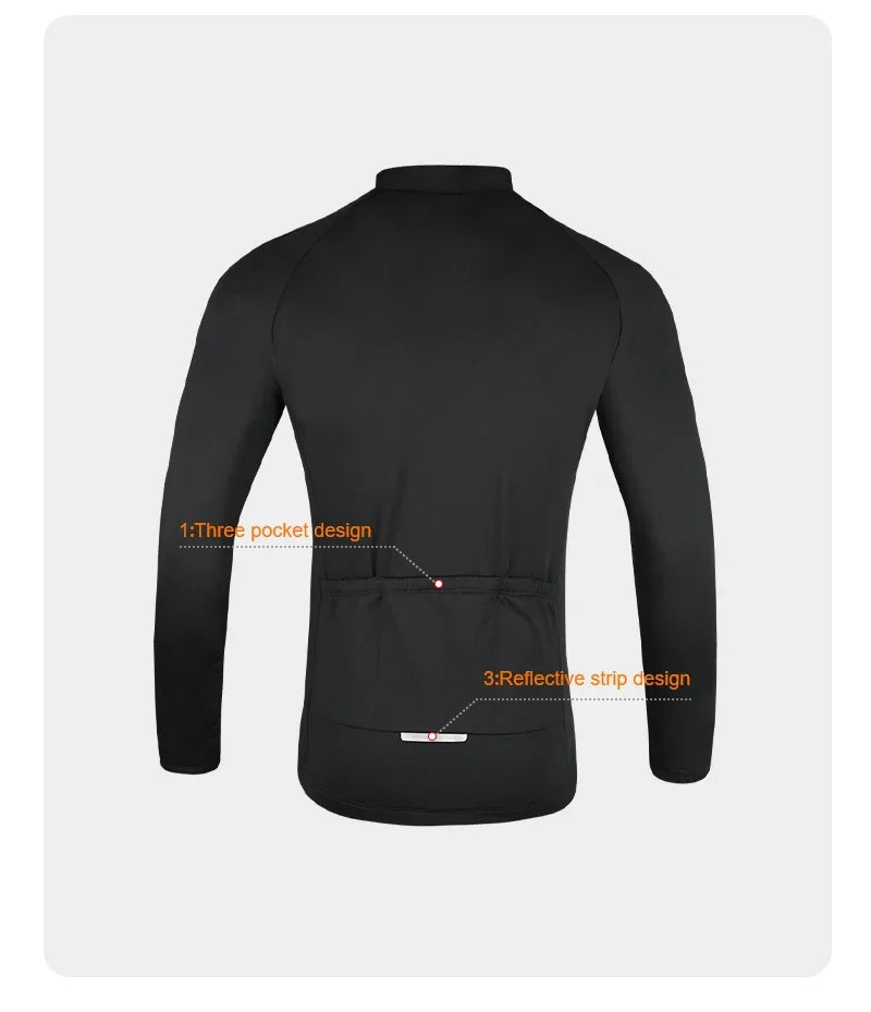 GRSRXX Thermal Winter Cycling Jacket MTB Bike Coat Bicycle Coat Sleeveless Long Sleeve Clothing Cycling Jersey Ciclismo Unisex