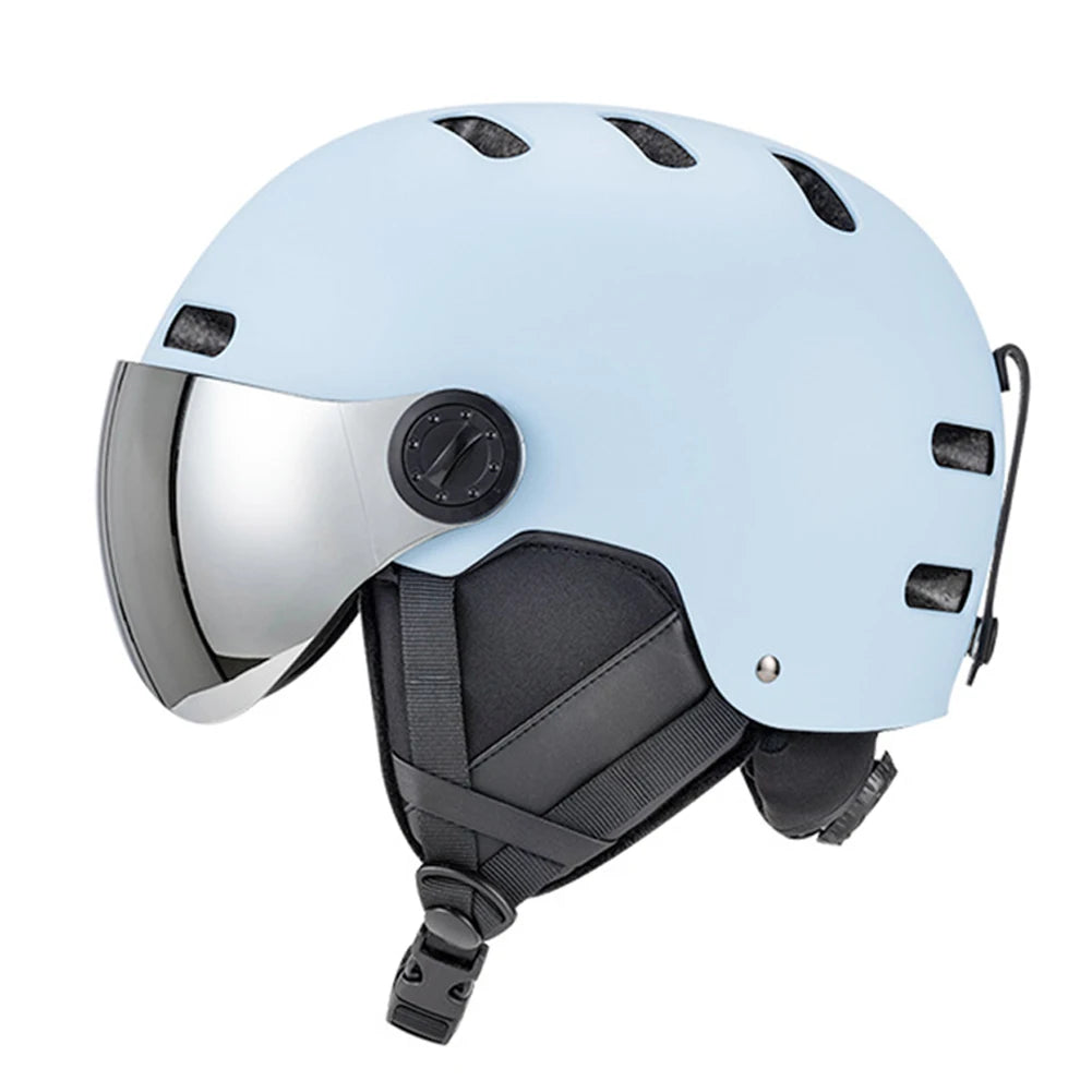 Skiing Helmet Snowboard Helmet With Detachable Glasses Winter Outdoor Sports Ski Helmet Safety Skateboard Skiing Snowboard Snow