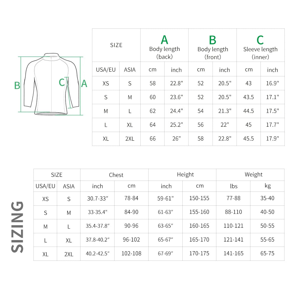 WOSAWE Women's Winter Thermal Fleece Cycling Jersey Long Sleeve Bike Jacket for Riding & Gym Ropa Ciclismo Clothings