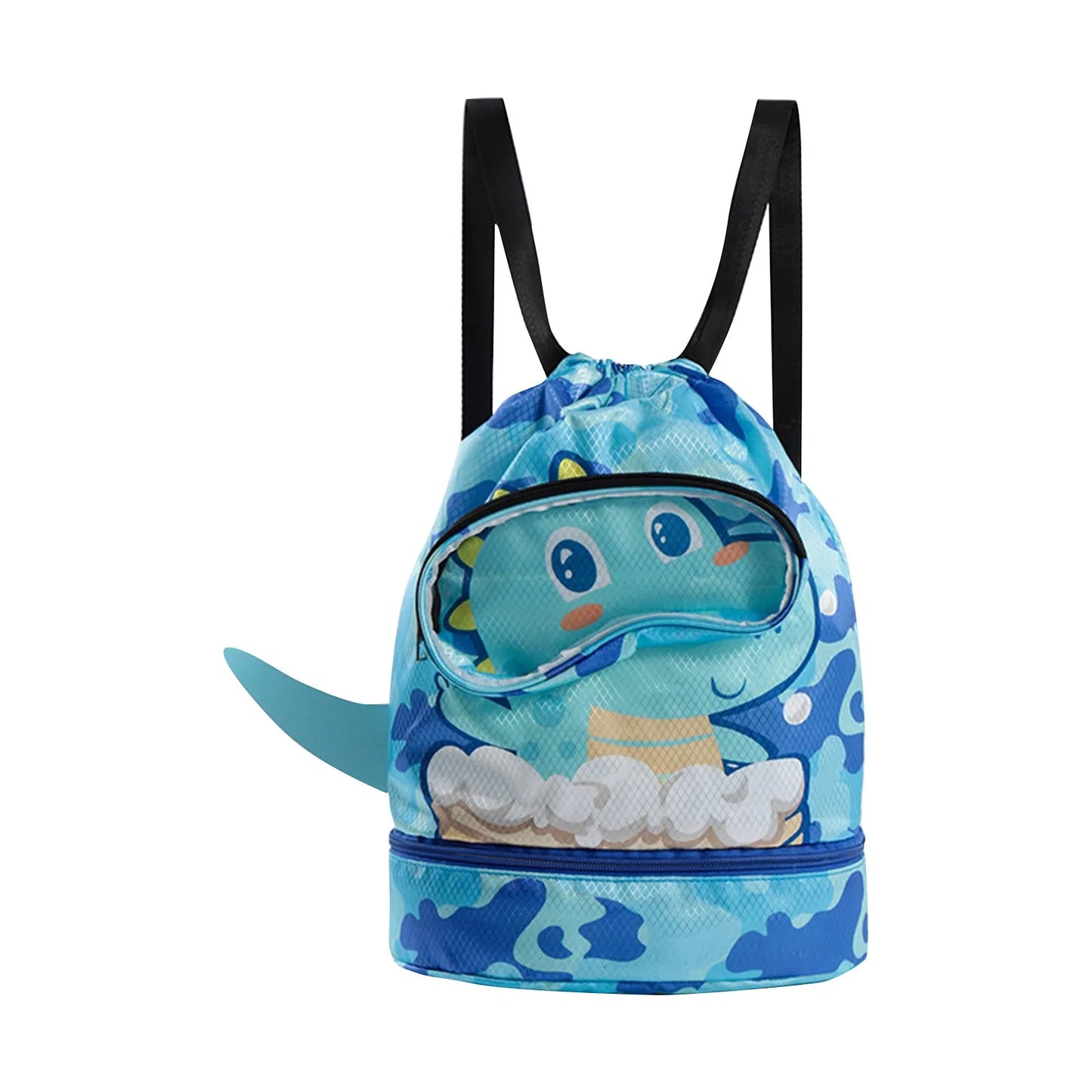 Swimming Wet Dry Bag Waterproof Kids Backpack Portable Oxford Cloth Separation Children Pouch Clothes Holder Pink S