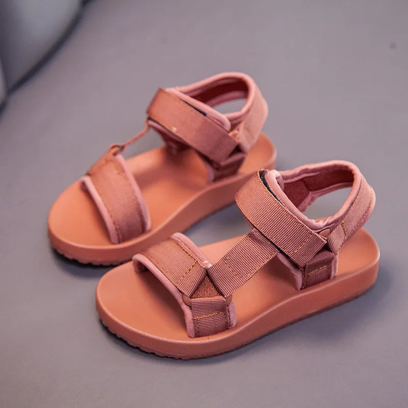2021 Summer Boys Sandals Casual Children Kids Shoes Rubber School Breathable Open ToeBoy Beach Sandal