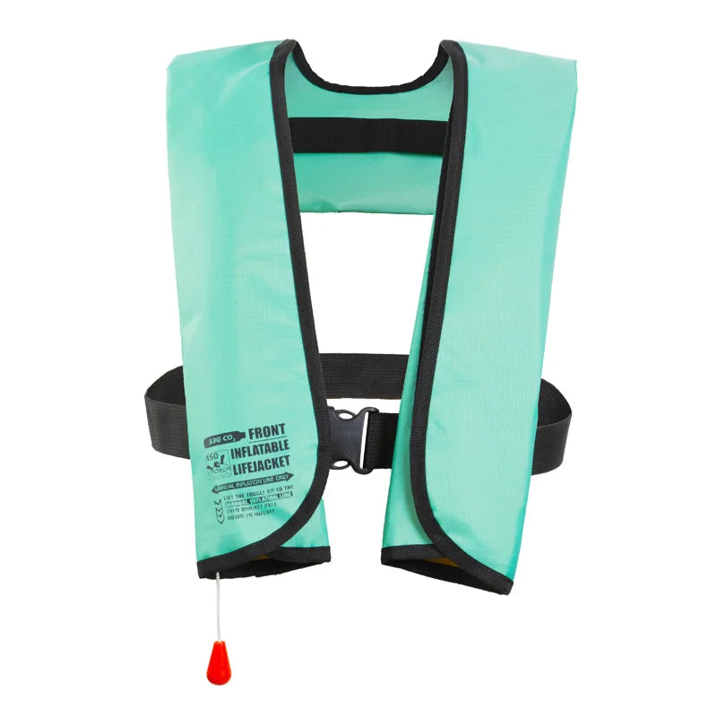New Auto Self-inflatable Life Vests Manual Boating Life Jackets Adult PFD 150N for Water Sports Fishing Rafting Accessories