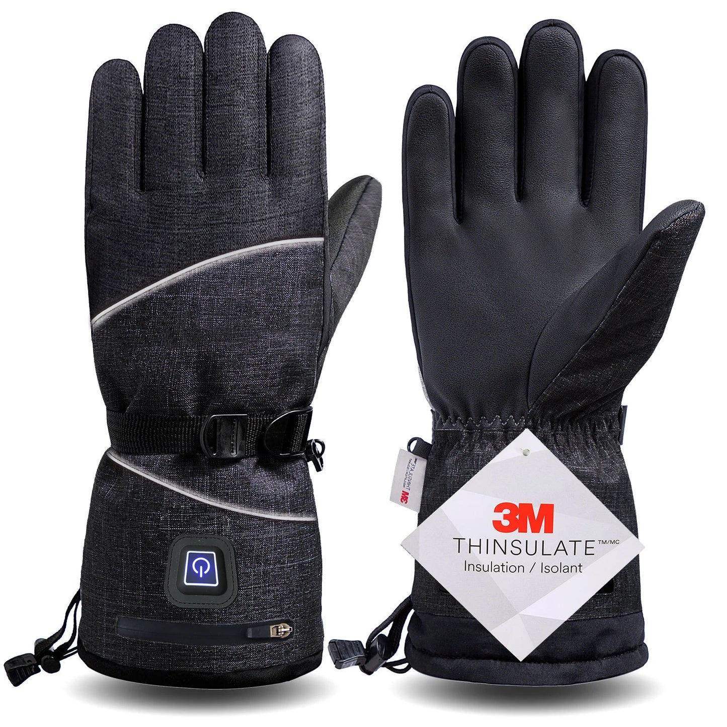Winter Gloves 3M Cotton Heating Hand Warmer Electric Thermal Gloves Waterproof Snowboard Cycling Motorcycle Bicycle Ski Outdoor