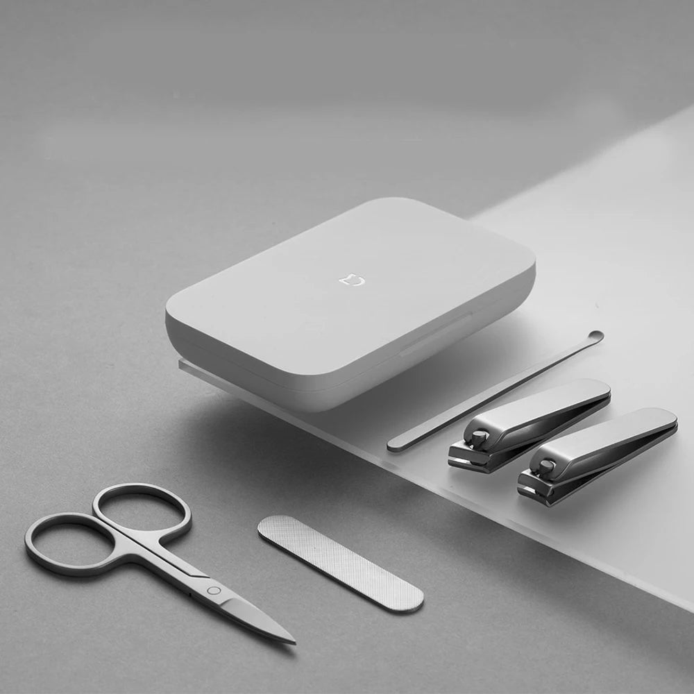New Original Xiaomi Mijia Manicure Nail Clippers Pedicure Set Portable Travel Hygiene Kit Stainless Steel Nail Cutter Tool Set