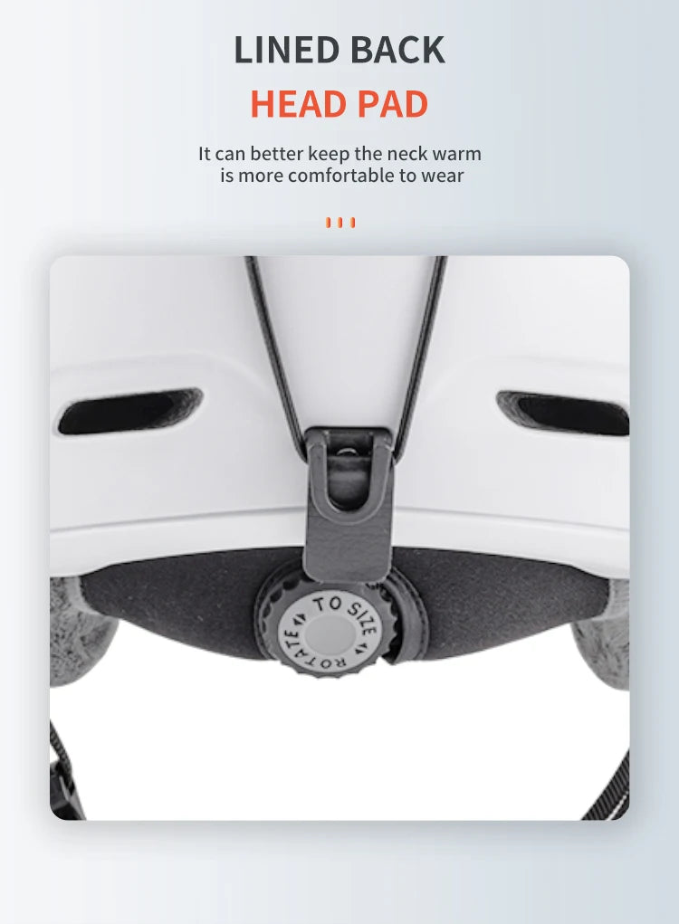 Seeker Winter Ski Helmet One-piece Adult Children Universal Snow Helmet Skating Ski Snowboard Outdoor Sports Safety Helmets