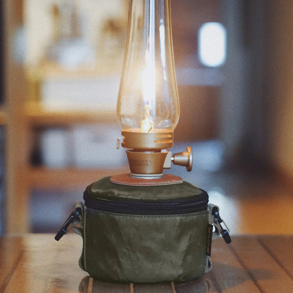 Camping Gas Can Protective Cover Cotton Linen Outdoor Gas Tank Case Anti-Fall Fuel Cylinder Storage Bag Air Bottle Wrap Sleeve
