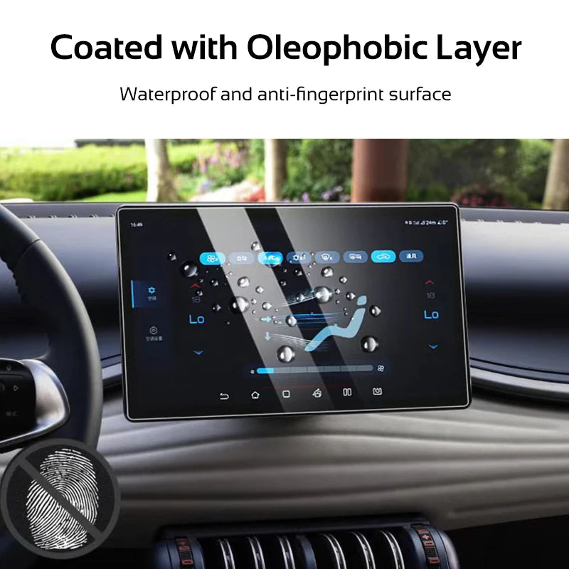 Tempered Glass Film Screen Protector for BYD Atto 3 Yuan Plus 2022-2024 Instrument Navigation Protective Cover Car Accessories