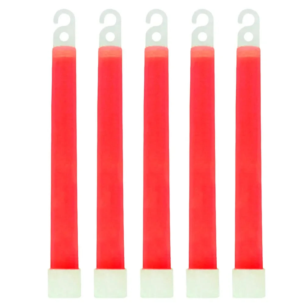 6 Inch Survival Kit Military Glow Light Sticks Walking and Hiking Camping SOS Gear Outdoor Military Equipment Camping Supplies