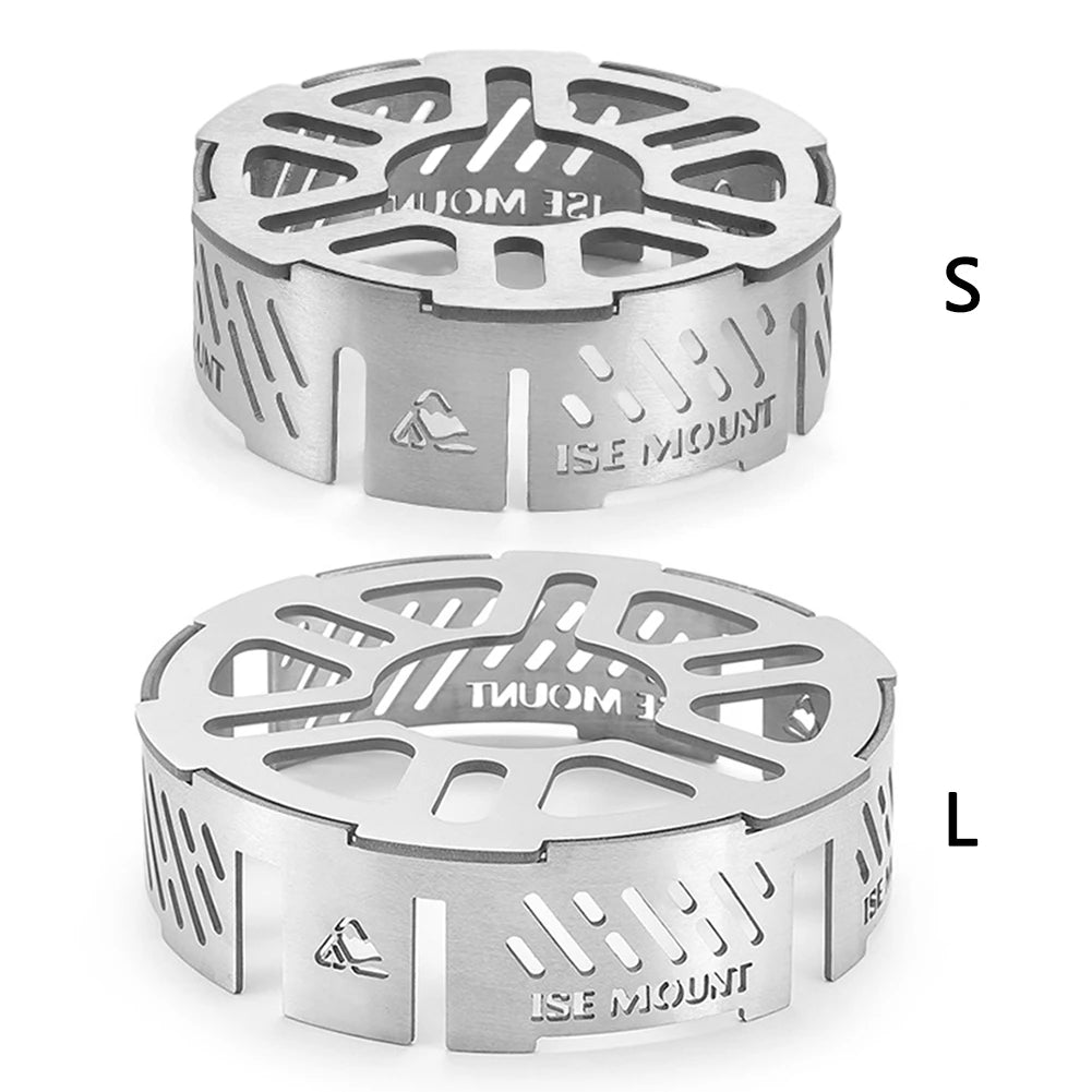 Mini Wind Shield Camping Stoves Windproof Ring S/L Stainless Steel Gas Picnic Cookers Outdoor Wind Deflectors Stove Windshield