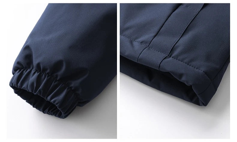Men's Winter Outdoor Coat Waterproof Windproof Warm Thick Jacket Men Unisex Hiking Camping Skiing Climbing Windbreaker Overcoat