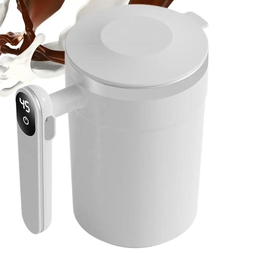 Automatic Stirring Cup Rechargeable Magnetic Mixer Electric Portable Coffee Mug Intelligent Coffee Mug Stainless Steel Coffee Mu