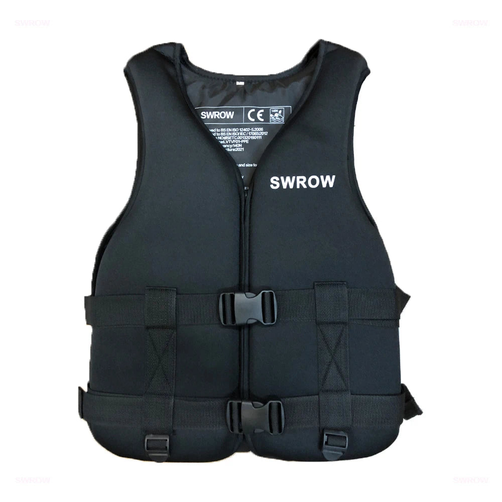 New Life Jacket Neoprene Safety Life Vest Water Sports Fishing Kayaking Boating Swimming Drifting Safety Vest for Adult Children