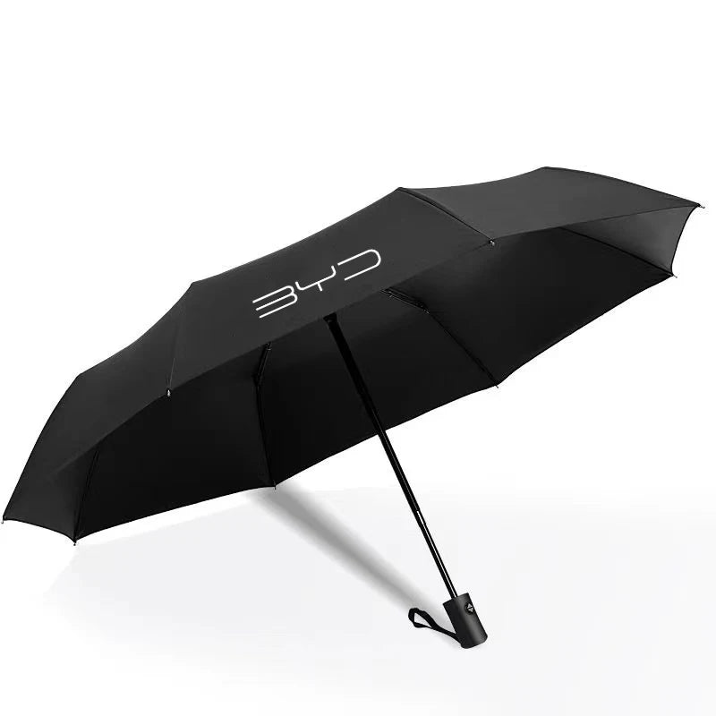 Car Automatic Umbrella Waterproof Windproof Folding Umbrella For BYD Tang F3 E6 Atto 3 Yuan Plus Song Max F0 G3 I3 Ea1 Dmi 2din