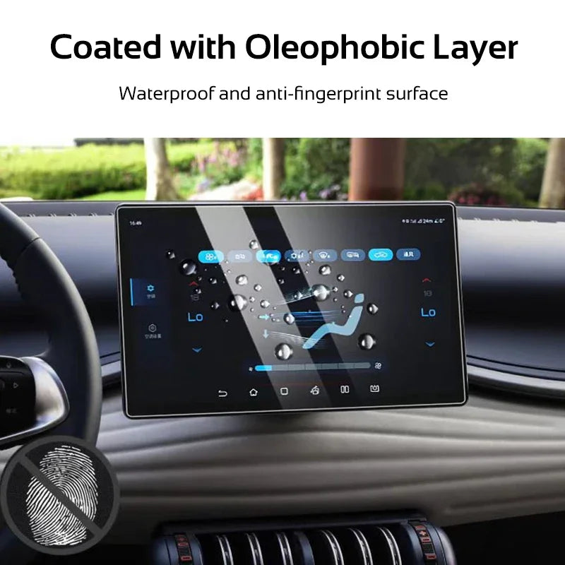 Tempered Glass Film Screen Protector for BYD Atto 3 Yuan Plus 2022-2024 Instrument Navigation Protective Cover Car Accessories