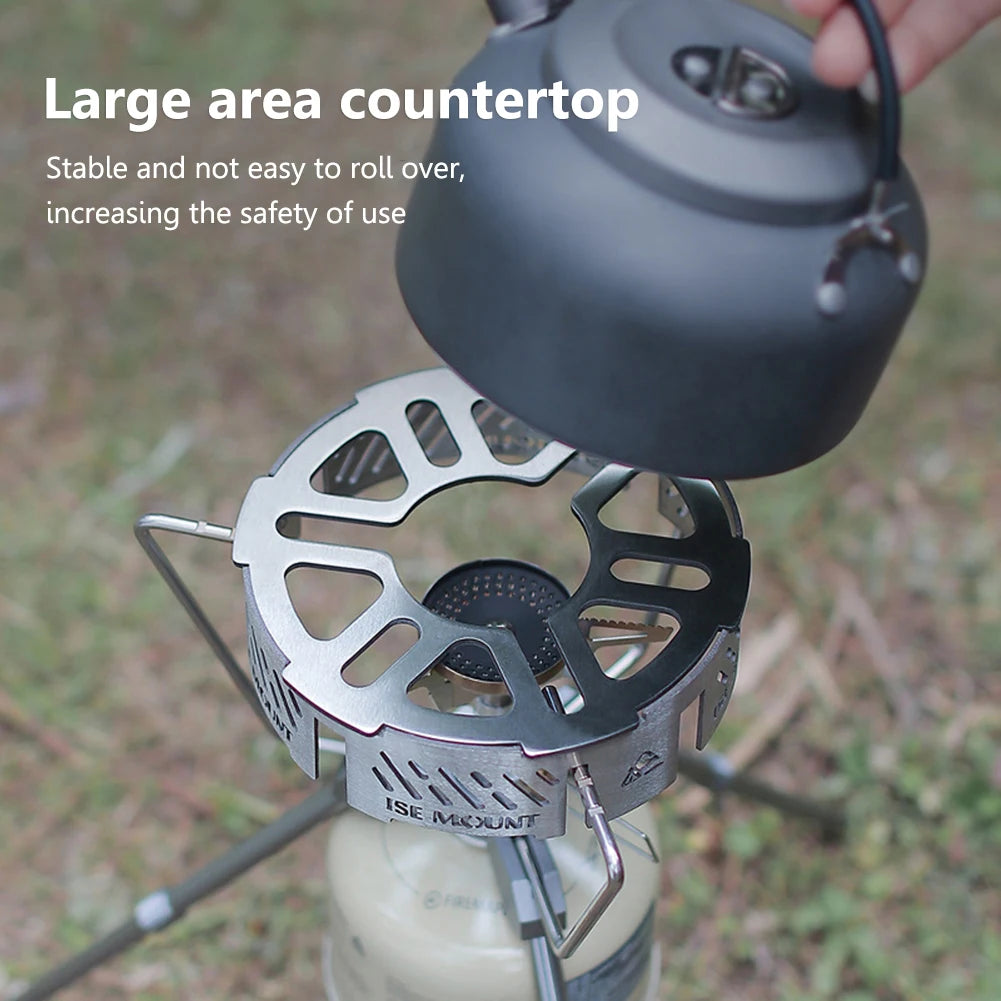 Mini Wind Shield Camping Stoves Windproof Ring S/L Stainless Steel Gas Picnic Cookers Outdoor Wind Deflectors Stove Windshield