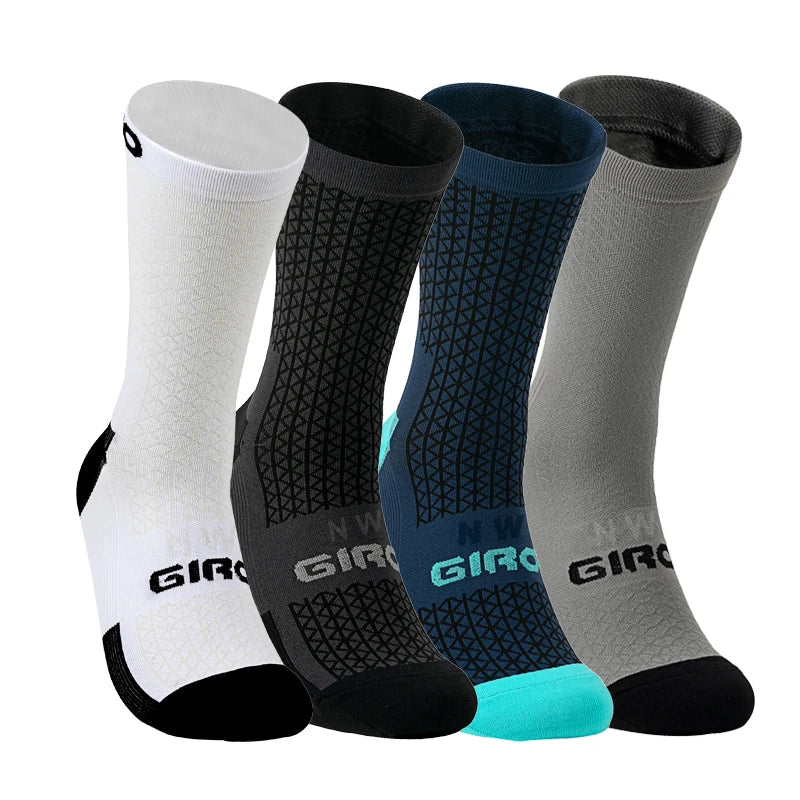 Gsidi New Cycling Socks High Quality Compression Men Bike Outdoor Women Running Professional Sports Running