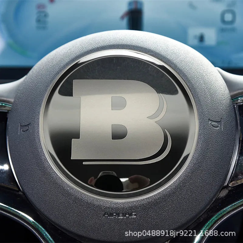 Car Steering Wheel Sticker Stainless Steel Steering for BYD Atto3 Yuan Plus Dolphin Seal Seagull Sealion SHARK Protective Cover