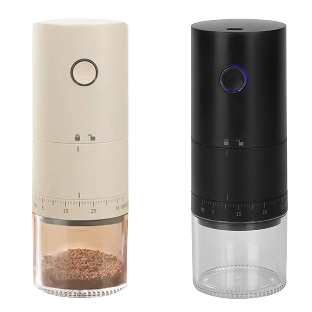Electric Coffee Grinder 1250mAh Bean Grinding Machine USB Rechargeable Nut Bean Spice Blender Kitchen Gadget Tools