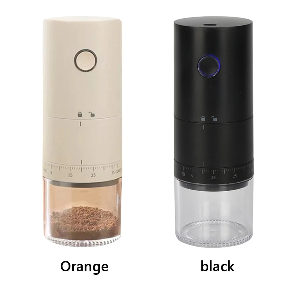Electric Coffee Grinder 1250mAh Bean Grinding Machine USB Rechargeable Nut Bean Spice Blender Kitchen Gadget Tools