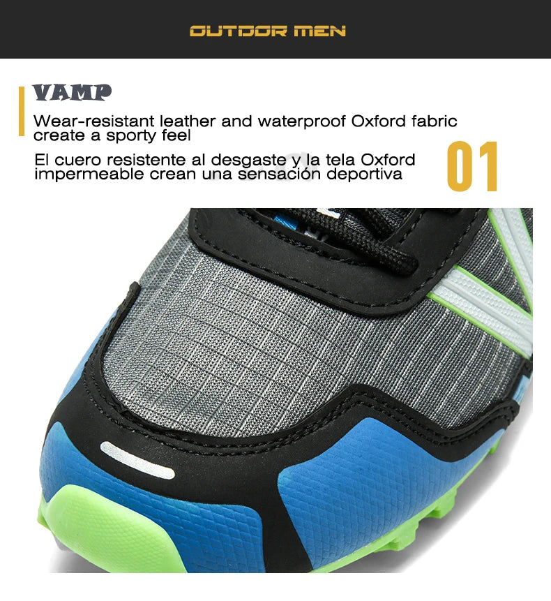 Men Hiking Shoes Waterproof Women Outdoor Trainers Lace-up Climbing Trekking Sneakers Mountain Walking Hunting Tactical Boots 47