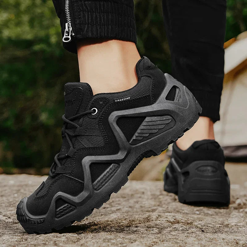 Outdoor Mens Combat Tactical Desert Boots Male Field Hunting Hiking Climbing Training Waterproof Sports Shoes