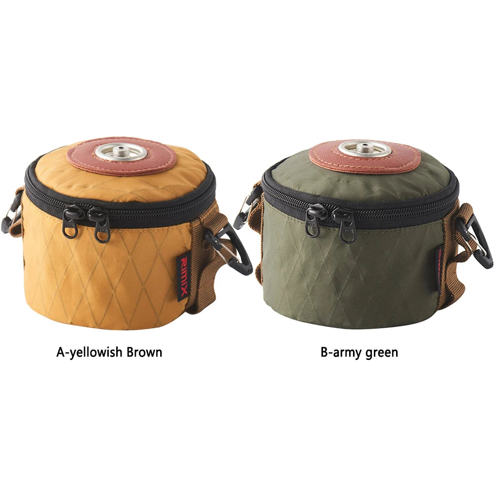 Camping Gas Can Protective Cover Cotton Linen Outdoor Gas Tank Case Anti-Fall Fuel Cylinder Storage Bag Air Bottle Wrap Sleeve
