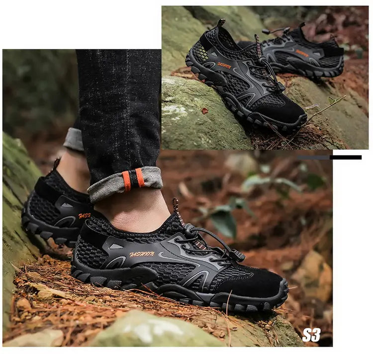 Outdoor Anti-slip Wear-resistant Shoes for Men Hiking Shoes Jogging Trekking Sneakers Fast Zapatos Outdoor Hombre Invierno