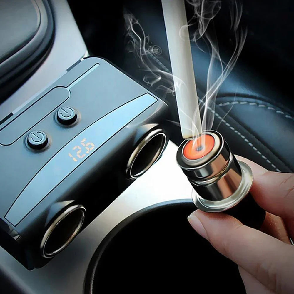 12V Metal Car Windproof Portable flameless Cigarette Lighter For Mercedes Benz AMG A B C E G CLA C63 C63S E53 GT SLK W176 W205
