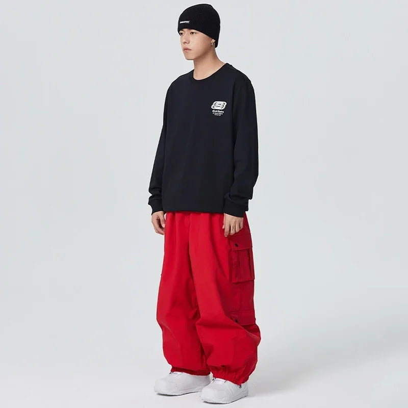 Baggy Snowboard Pants by Mioigee – Thermal, Loose-Fit Ski Pants for Men & Wome