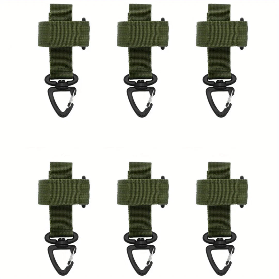 Multi-purpose Nylon Gloves Hook Work Gloves Safety Clip Outdoor Tactical Climbing Rope Camping Hanging Buck Outdoor Camping