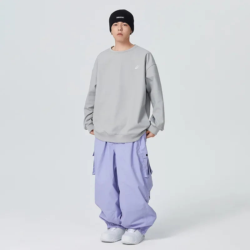 Baggy Snowboard Pants by Mioigee – Thermal, Loose-Fit Ski Pants for Men & Wome