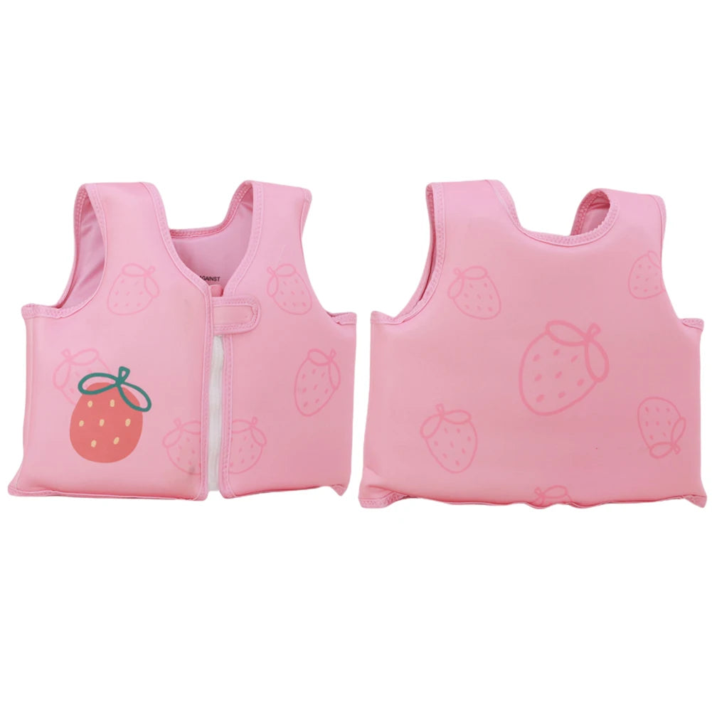 Kids Life Vest Toddlers Swim Vest Cartoon Swimsuit Children Swimming Aid Buoyancy Floatation Jackets Swimming Pool Accessories