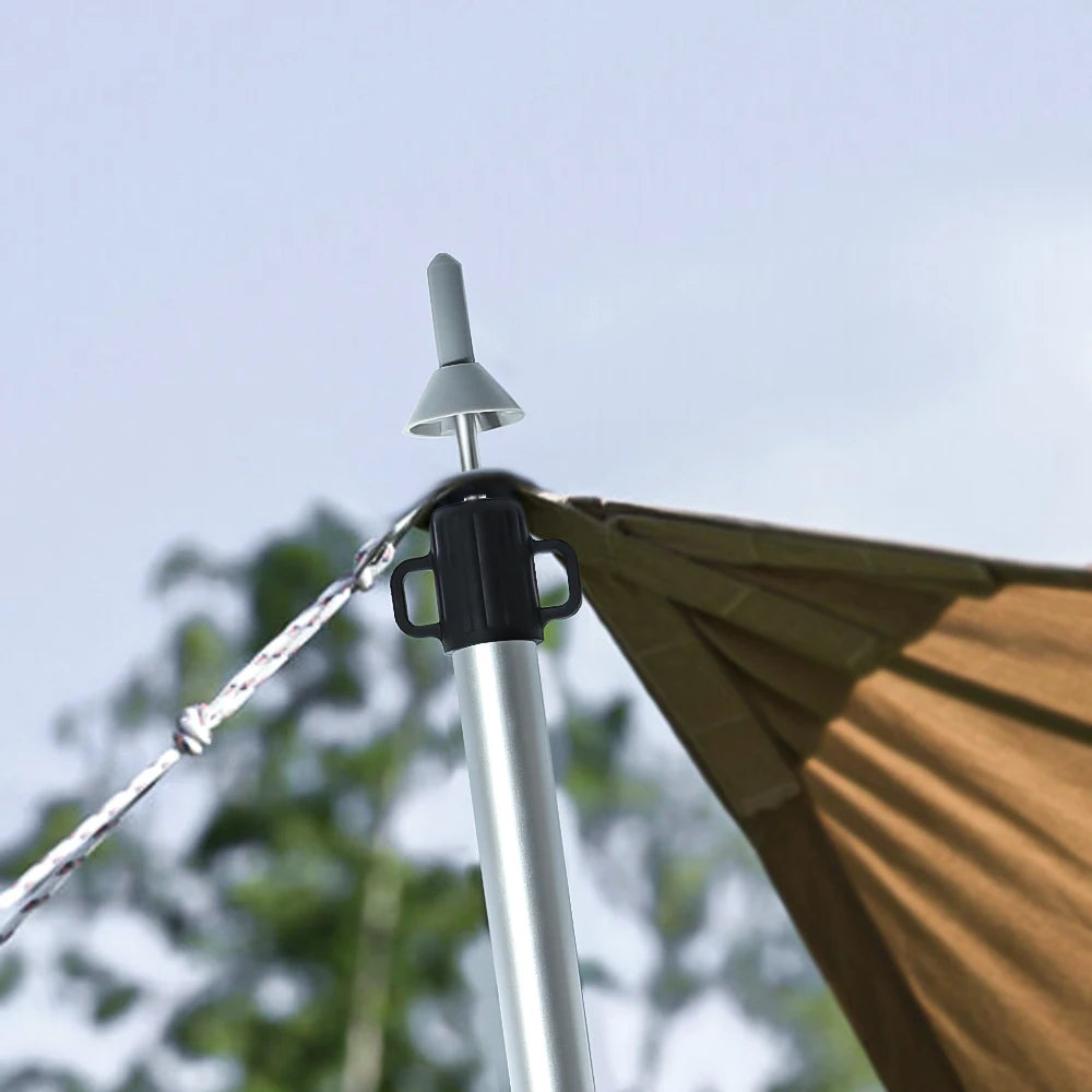 2.3M Adjustable Tent Support Rod Beach Shelter Tarp Awning Pole Aluminum Alloy Tent Pole Accessories For Camping Tent