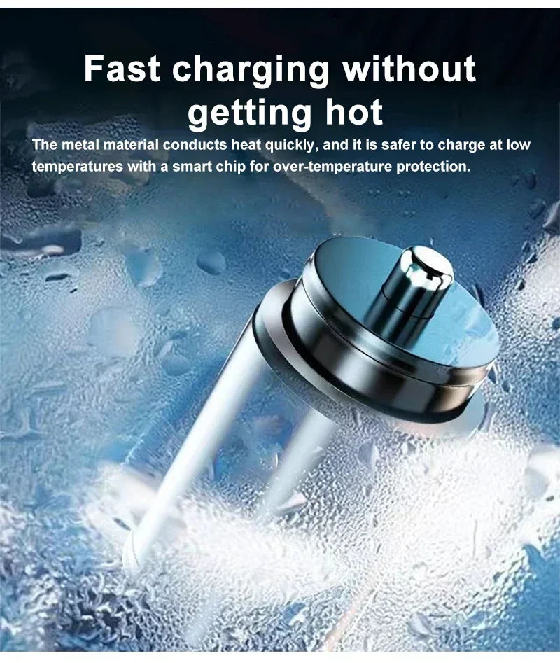 200W Mini Pull Ring Car Charger Dual USB Fast Chargingfor iPhone Huawei Xiaomi Samsung QC 3.0 Phone convenient Charger Adapter
