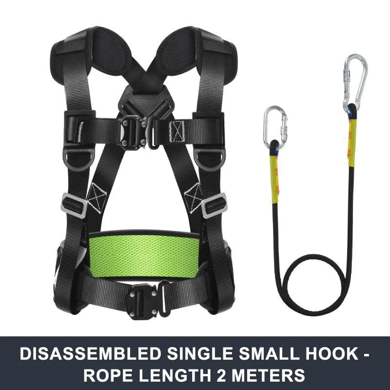 High-altitude Work Safety Belt Rope Set Outdoor Rock Climbing Electrician Construction Safety Harness Protective Equipment