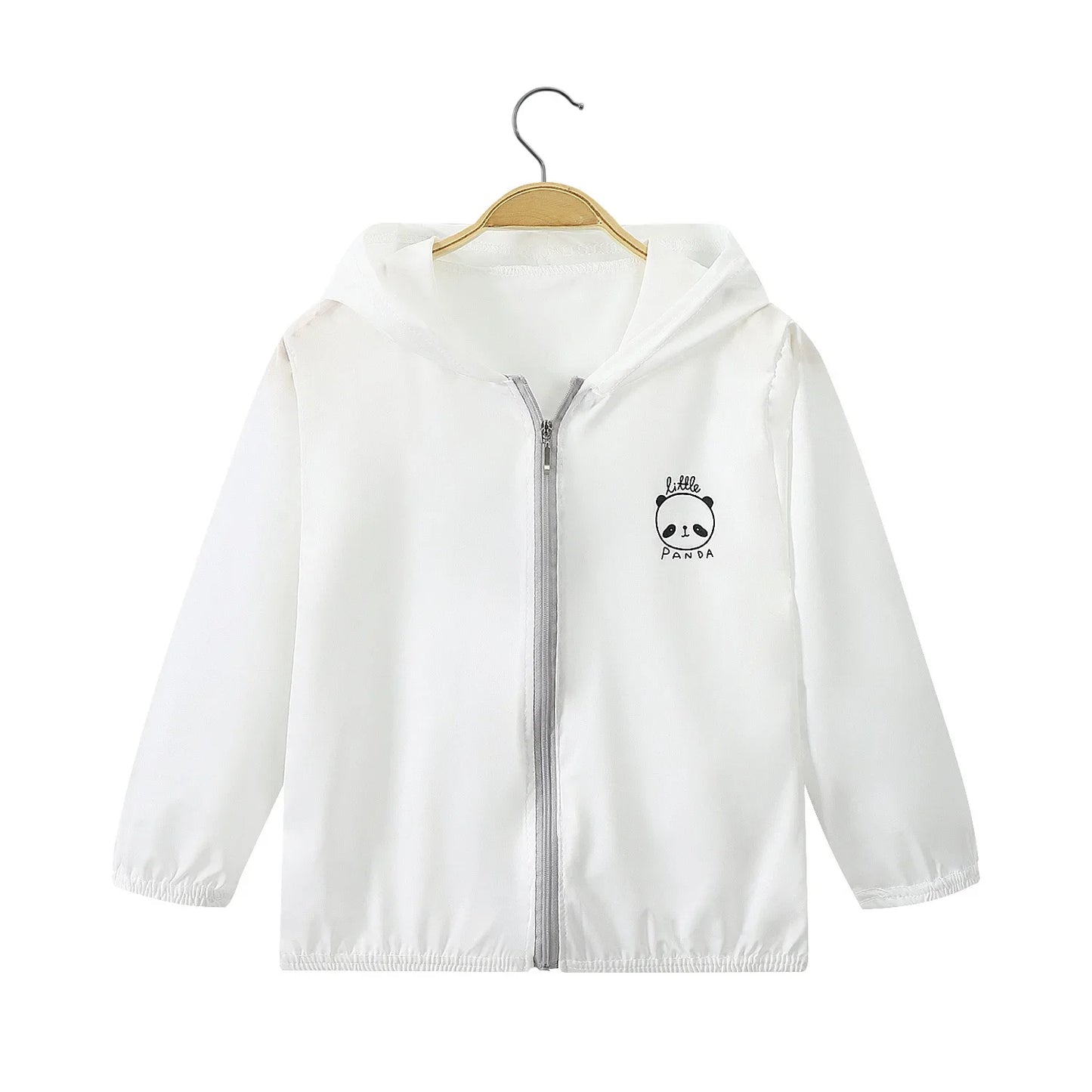 Summer Boys and Girls UV Sun Protection Clothing Thin Hooded Jacket for Kids Breathable Air Conditioner Shirt Clothes 2-10 Years