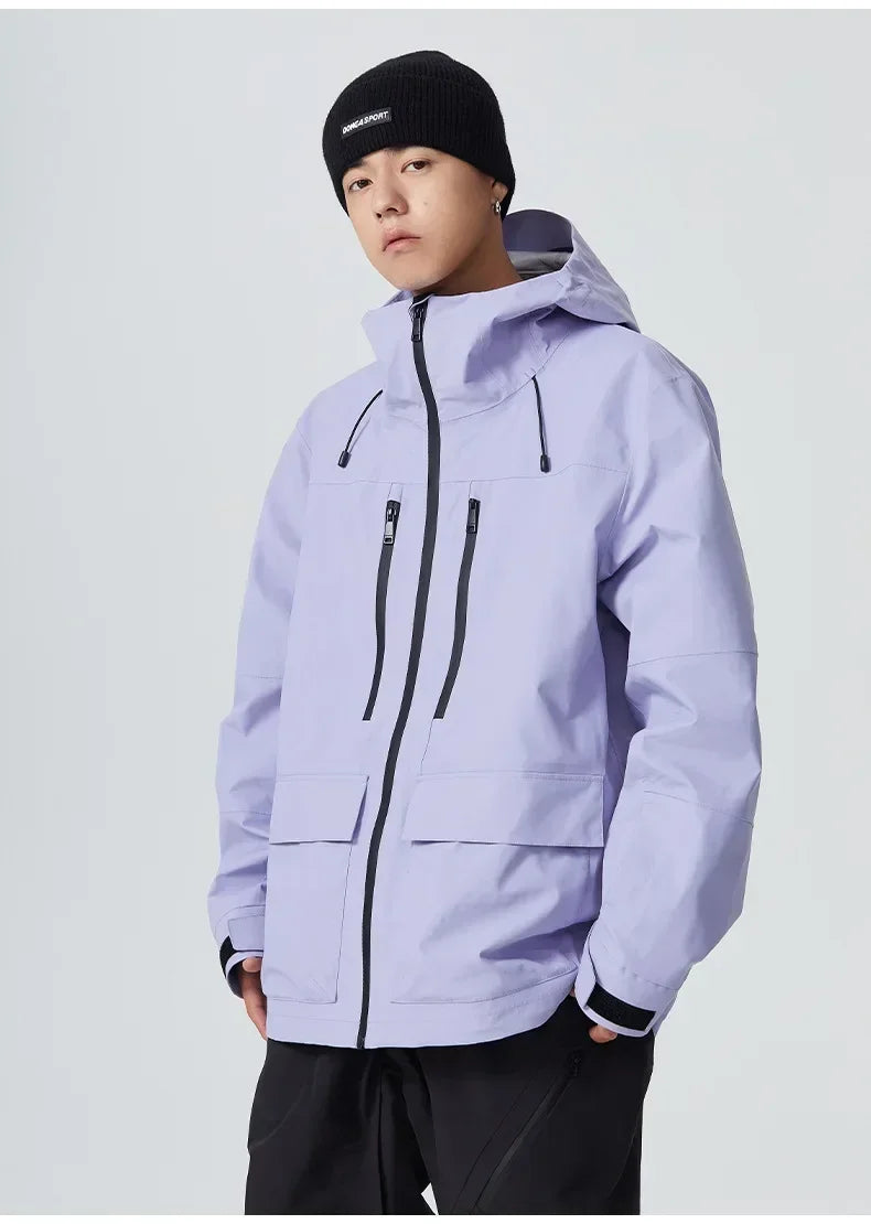 Outdoor Winter Skiing Jacket 2025 Man Snowfield Sport Tops Couple Ski Cold Coat Pro Warm Waterproof Woman Snow Tracksuit Clothes